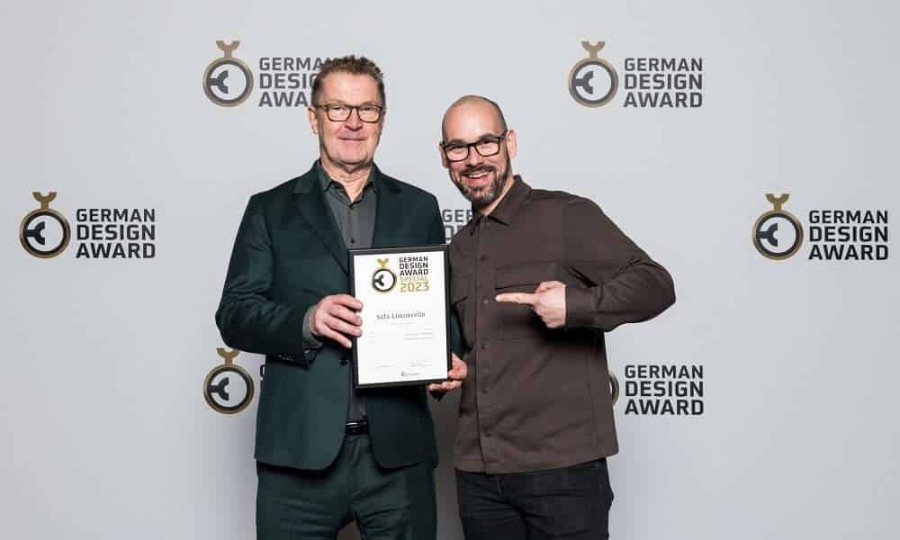 Special Mention Award für Sofa Limoncello beim german design award